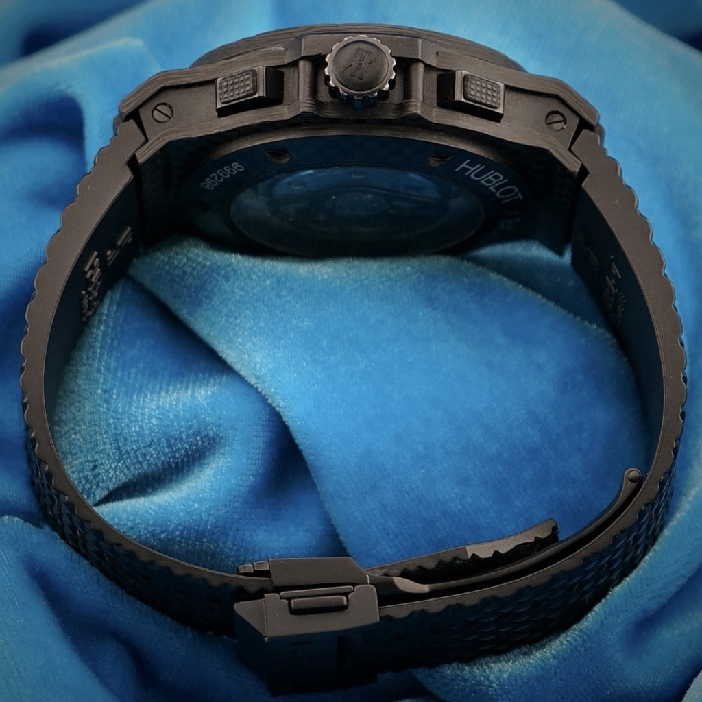 Hublot Aero Bang Carbon Fiber Big Bang Men's Skeleton Dial Watch  311.QX.1124.RX