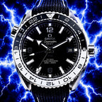 OMEGA Seamaster Planet Ocean GMT 43.5mm OREO Auto 600m Black Dial Full Set,Cards