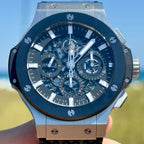 Hublot Big Bang Aero Bang 44MM 311.SM.1170.RX Skeleton Dial Rubber Strap