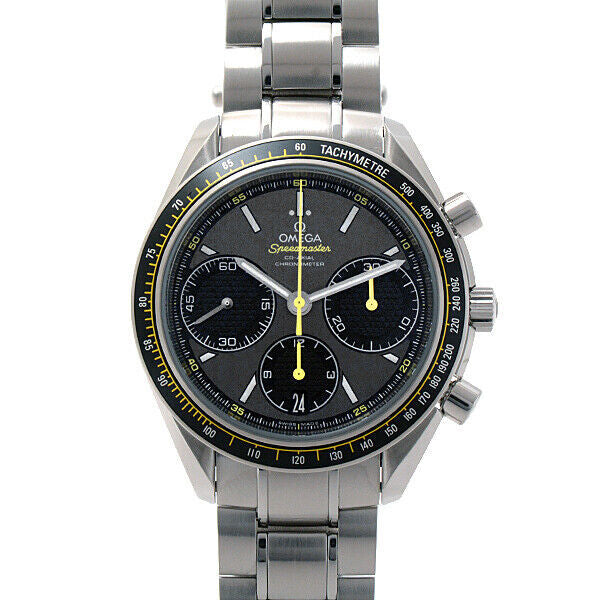 OMEGA Speedmaster Racing 326.30.40.50.06.001 - 40mm Gray Yellow Chrono, Full Set