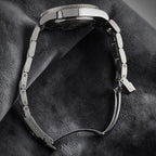 Wrist Flex Timepieces Breitling Superocean 44mm stainless steel watch bracelet and case back view