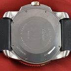 Wrist Flex Timepieces Cartier Calibre de Cartier Diver watch stainless steel caseback with engravings