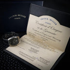 Wrist Flex Timepieces Franck Muller Vanguard V45 titanium watch with original warranty certificate and display box