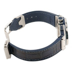 Wrist Flex Timepieces Hublot Big Bang 41mm watch featuring a blue alligator leather strap with deployant clasp