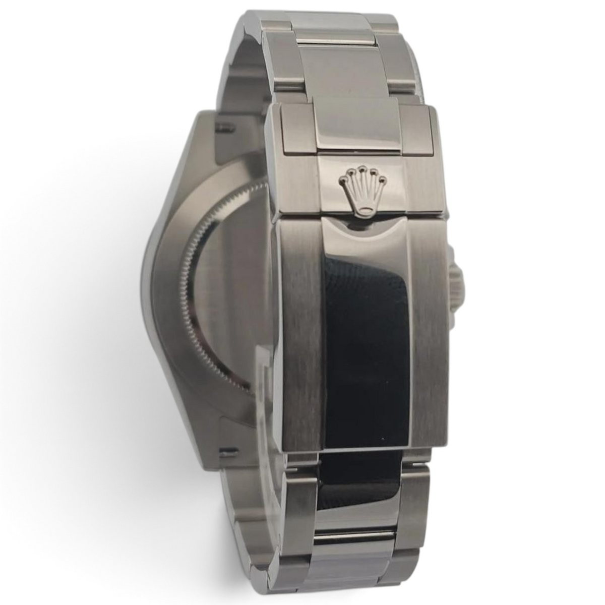 Wrist Flex Timepieces Rolex Daytona 116500LN stainless steel Oyster bracelet clasp with engraved crown logo